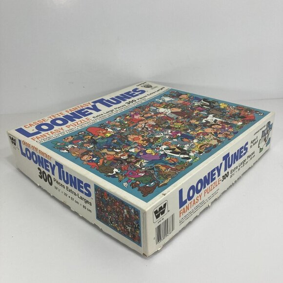 VTG 1981 Looney Tunes Fantasy Puzzle 300 Extra Large Pieces by Whitman COMPLETE - Picture 5 of 6